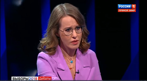 Женское оружие: Жириновский довел Собчак до слез на дебатах