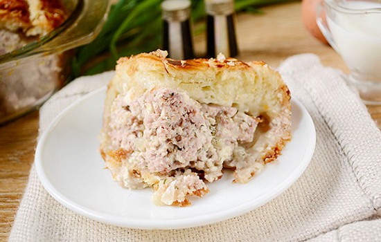Мясной пирог из готового слоёного теста: авторский пошаговый фото рецепт. Как быстро испечь мясной пирог с творогом из слоёного теста с фаршем