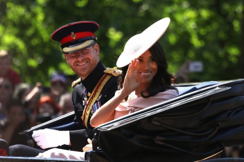 Меган Маркл впервые на Trooping the Colour