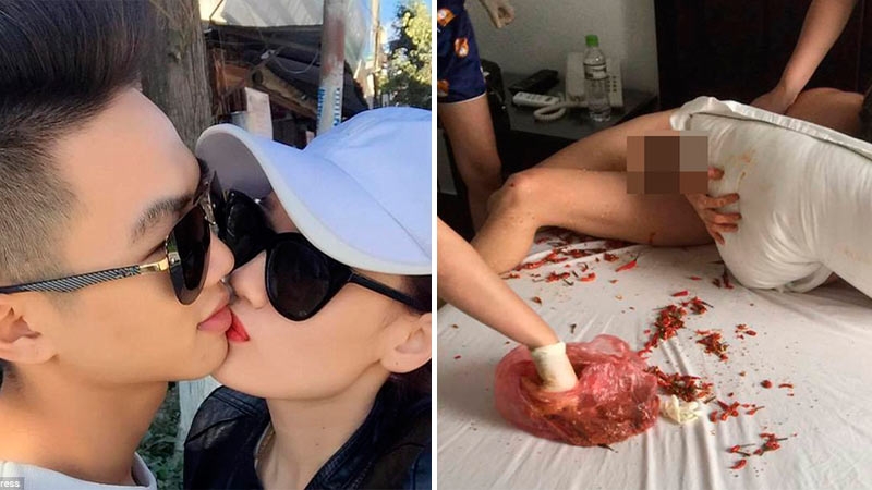 Ревнивая жена наказала любовницу мужа, напихав ей между ног жгучий перец чили